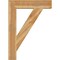 Ekena Millwork Traditional Block Rough Sawn Bracket, Western Red Cedar, 6"W x 32"D x 44"H BKT06X32X44TRA05RWR - alternate 3